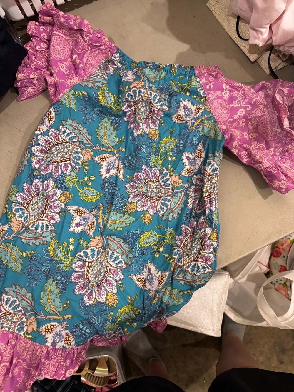 Tiare Hawaii Kids Hollie Dress Floral Print with Ruffle Sleeves